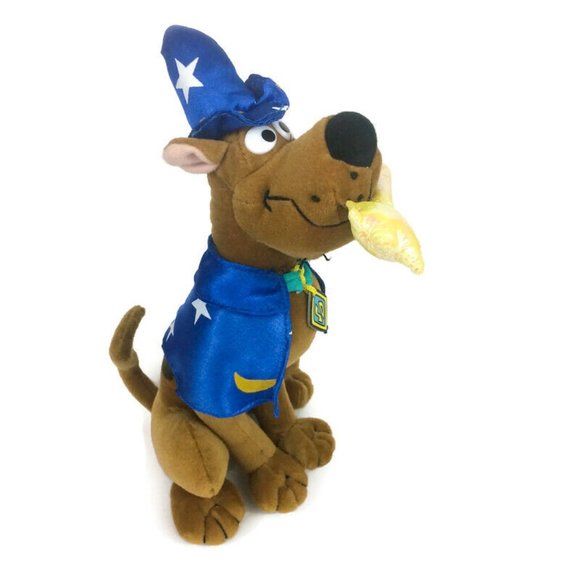 Scooby Doo Wizard Magician Plush 12" Stuffed Animal Toy Network Magic Cape Stars - Picture 8 of 12